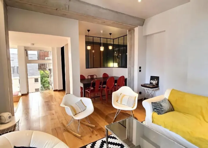 Appartement Design Rouen-Gare Avec Parking Prive